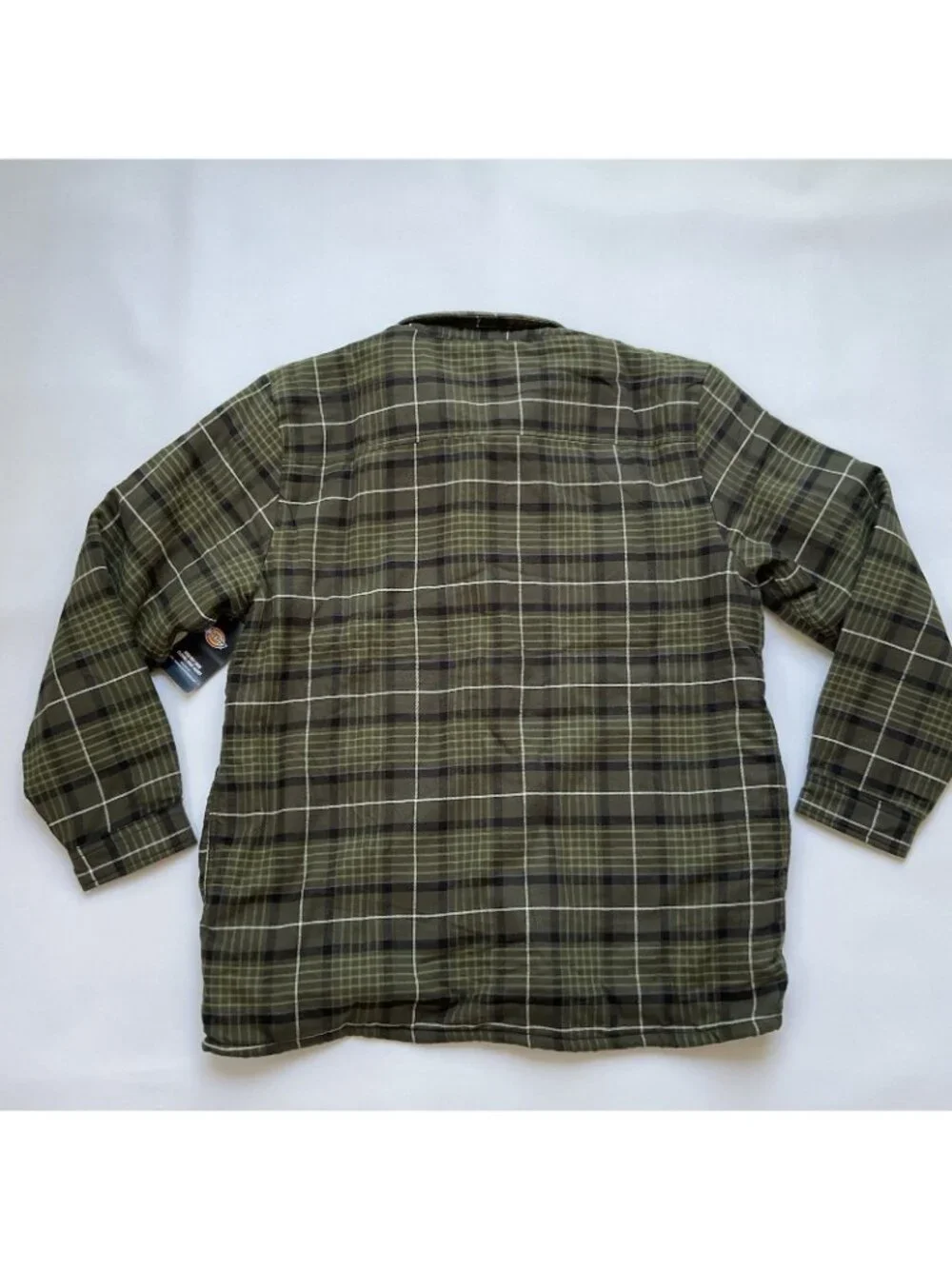 Dickies Men’s Sherpa Lining Flannel Shirt Jacket Relax Fit W/Repellent Size 3XL